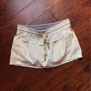 Light Yellow LuluLemon Skirt