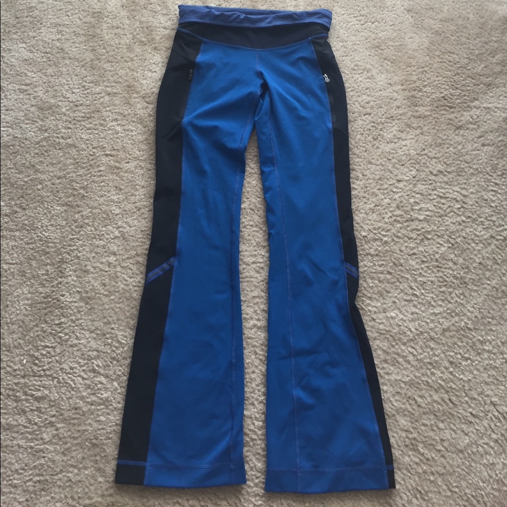EUC Lululemon ice queen pant limitless blue