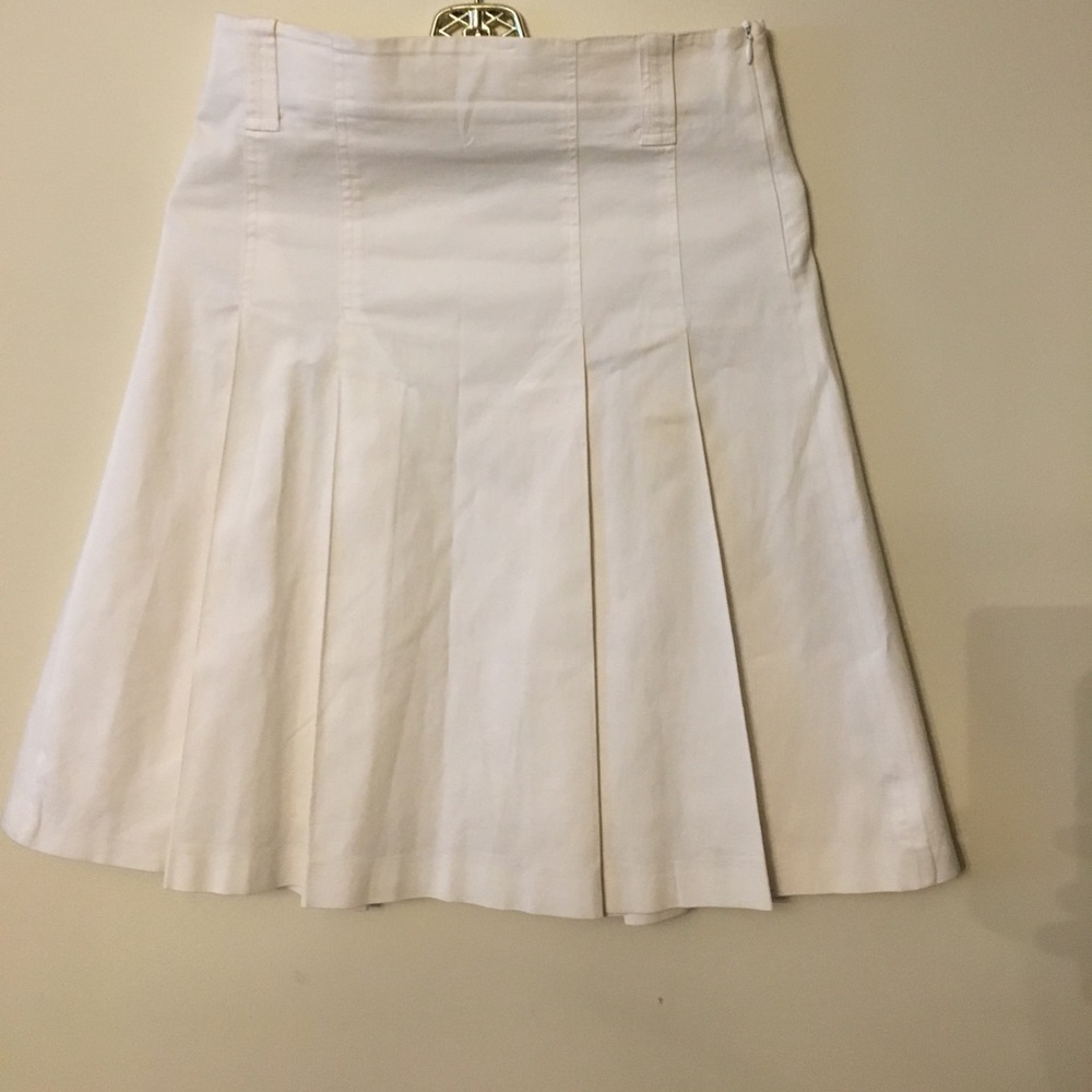 White skirt