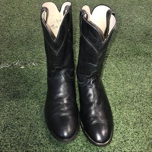 Laredo Black Leather Boots size 11.5 EE