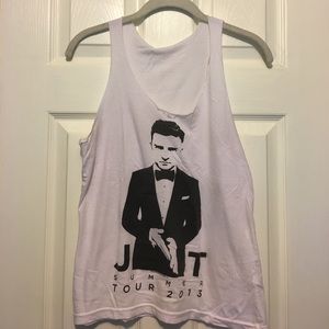 Justin Timberlake 2013 Tour Racerback Tank Top
