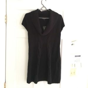 NWT Cable knit, cowl neck sweater dress