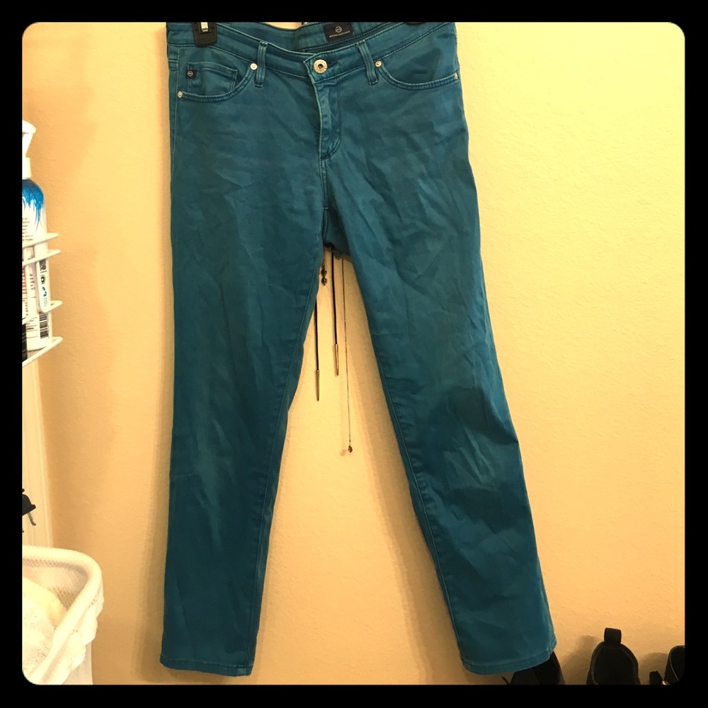 Blue AG Super Soft Slight Crop Pant