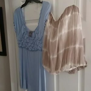 Kenar/Guess Strapless 2 Tops