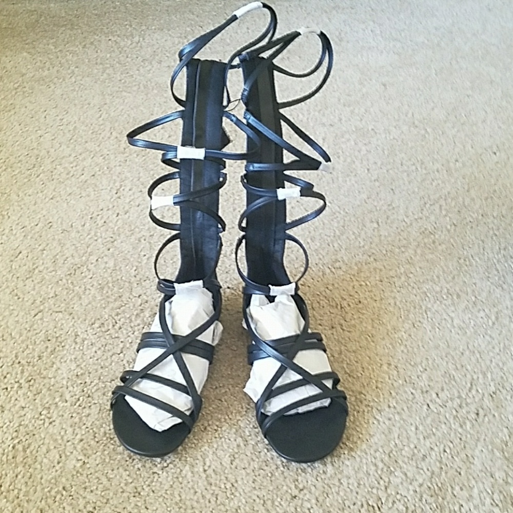 Black gladiator/sandals