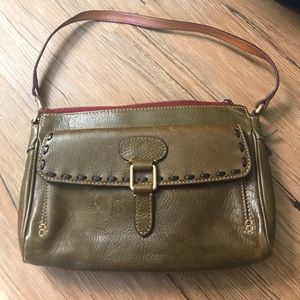 Dooney & Bourke olive leather bag