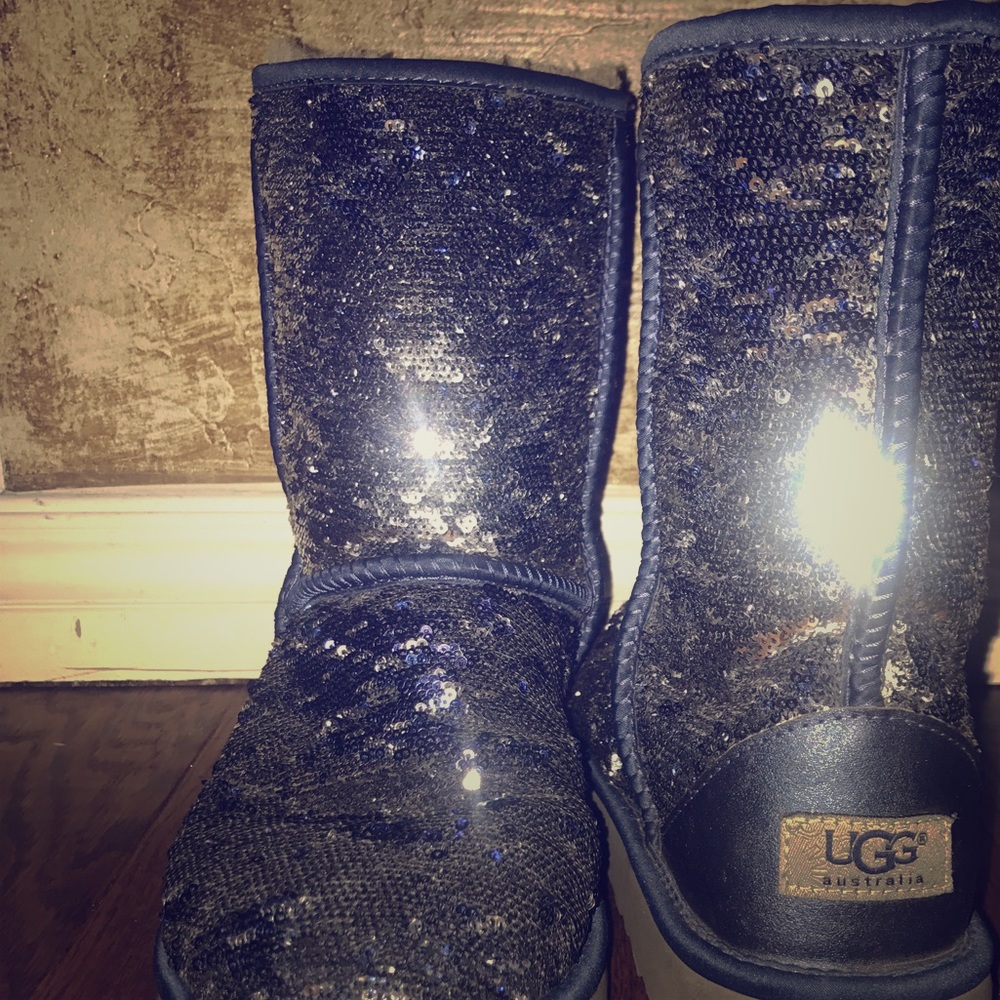 Blue color changing Uggs