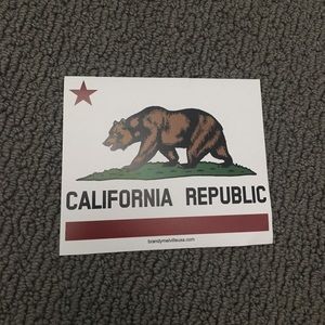California republic sticker