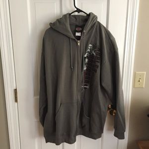 Harley Davidson zip up hoodie men's XL