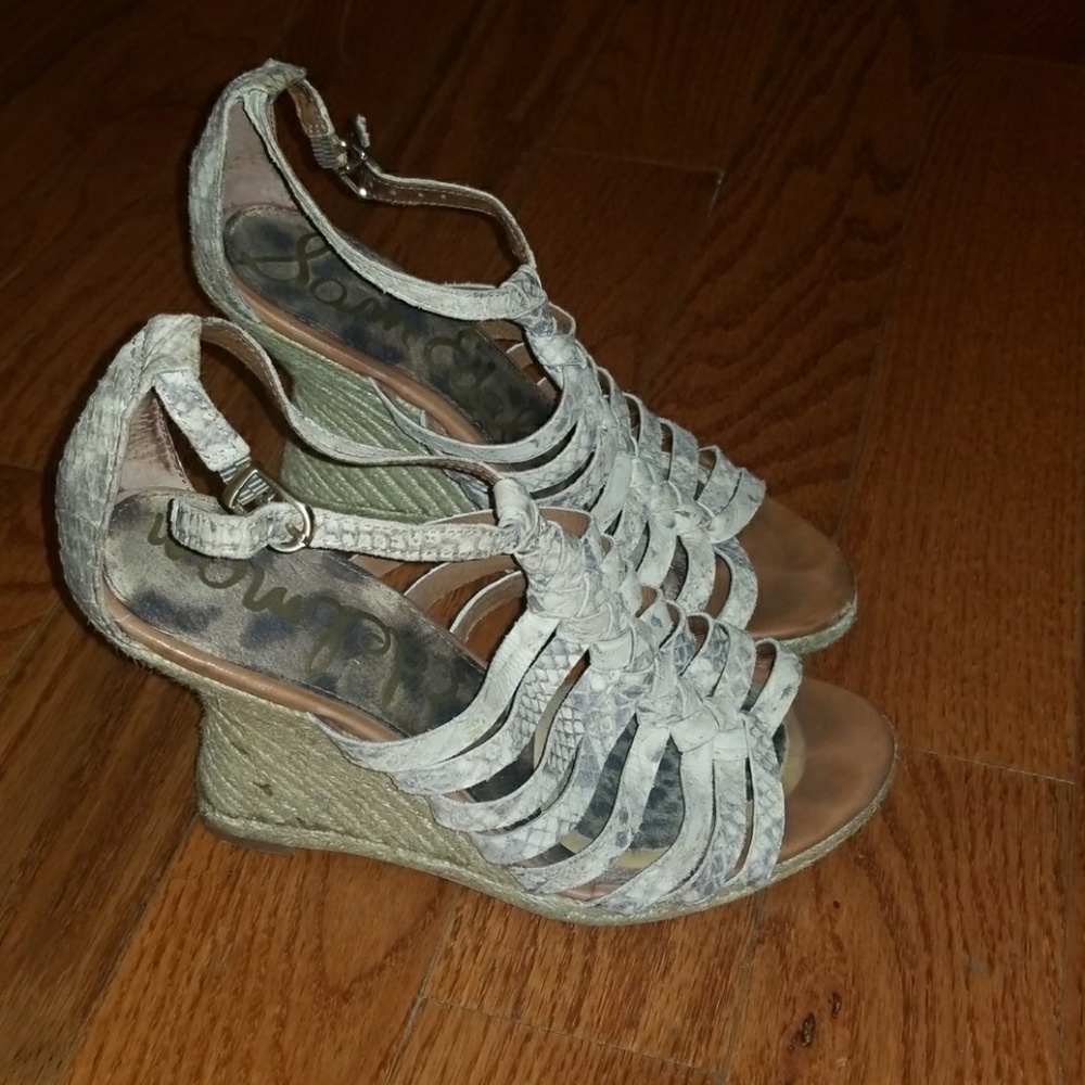 Sam Edelman Snake Skin Wedge