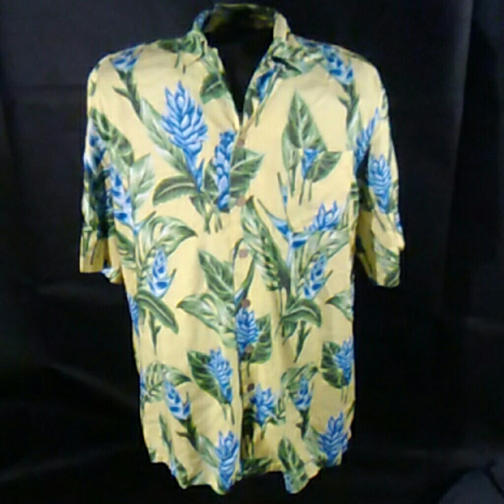 Mens Floral Button Up