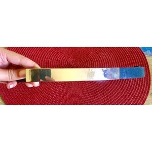 EXPRESS Waist Belt w Gold Plate