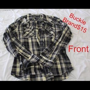 Buckle and Reckless and Utes shirts and pants