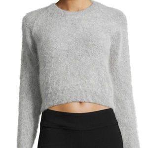 Line Angora Cropped Sweater