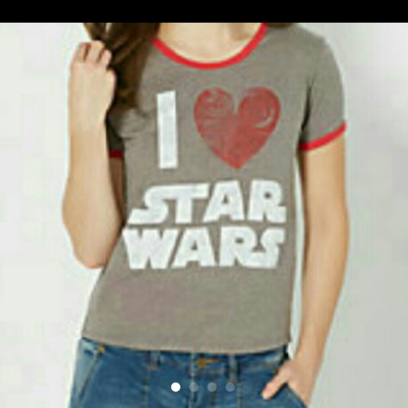 New vintage style i love star wars tshirt - Picture 3 of 3