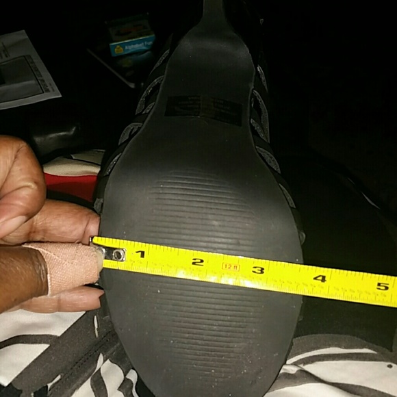 **SOLD***  Sexy Fab Gladiator Sandals - Black - Picture 6 of 6