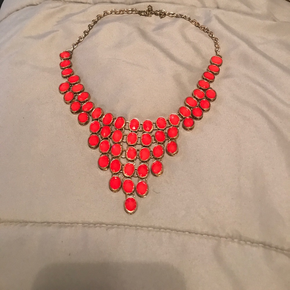 Red and gold necklace