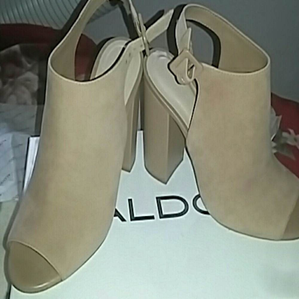 (SOLD)   ALDO open toe heels