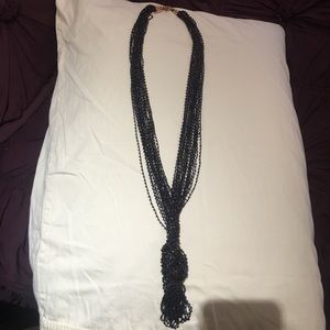 Long yarn necklace