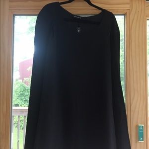 Dress w/ Attached Cape red carpet Chic