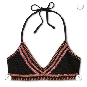 Women's crochet bralette bikini top