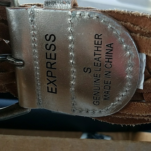 Express Leather belt size small main image 7