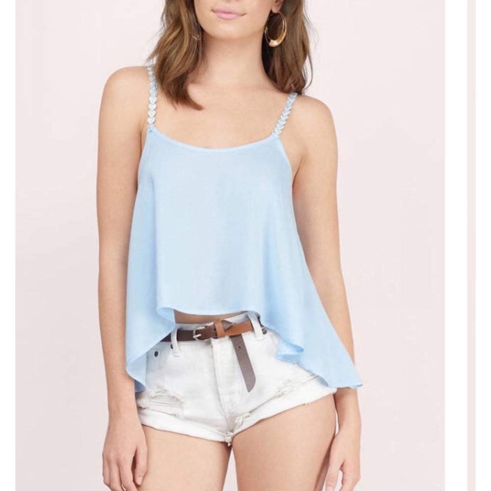 BRAND NEW Tobi Flowy Tank Top with Heart Straps