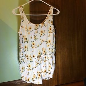 Sunflower romper