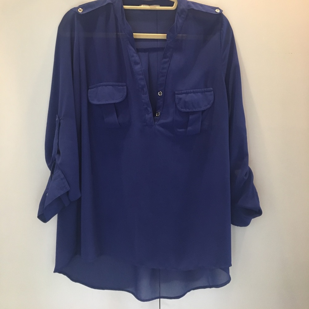 Beautiful blue blouse