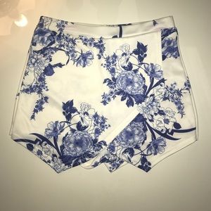 Floral Print Skort