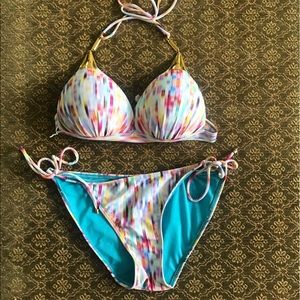 Coral Tropics by Apollo Swim Multicolored Bikini
