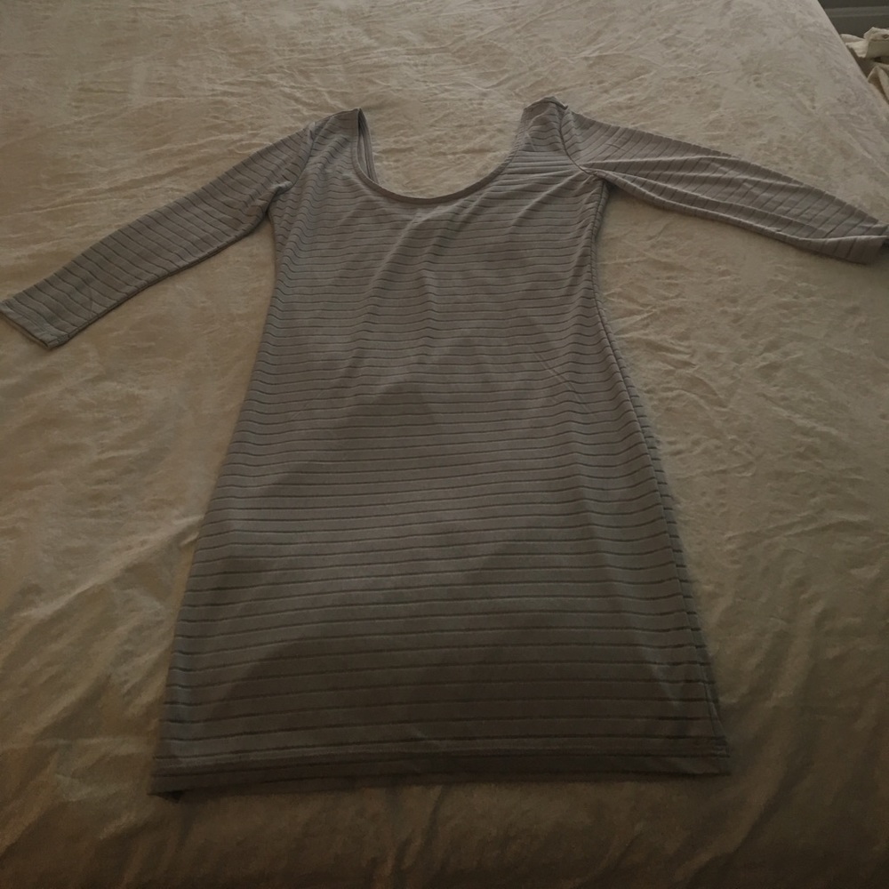 Light Grey strip dress