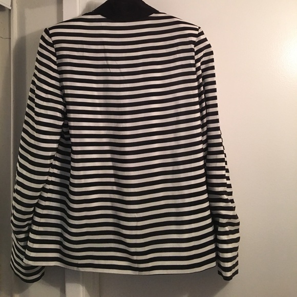 Stripped 100% silk blazer - Picture 2 of 2