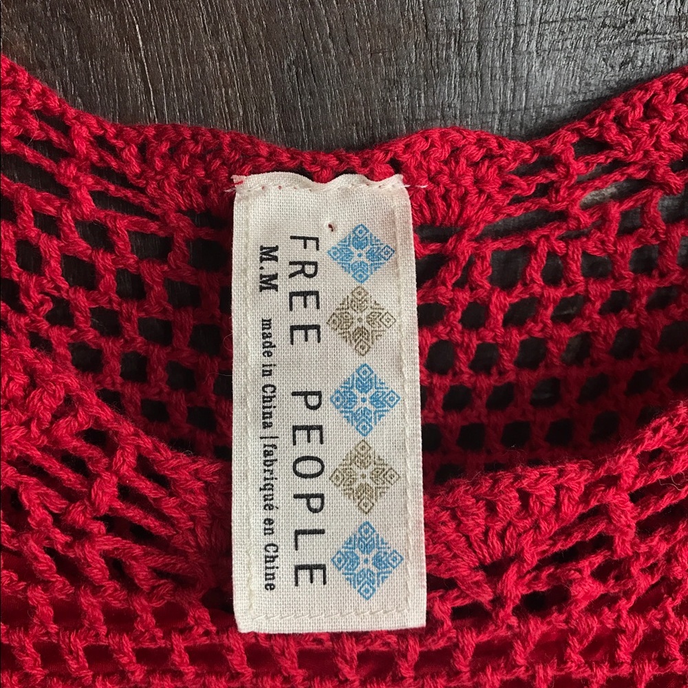 Free People Bell Crochet Mini Dress - Picture 6 of 8