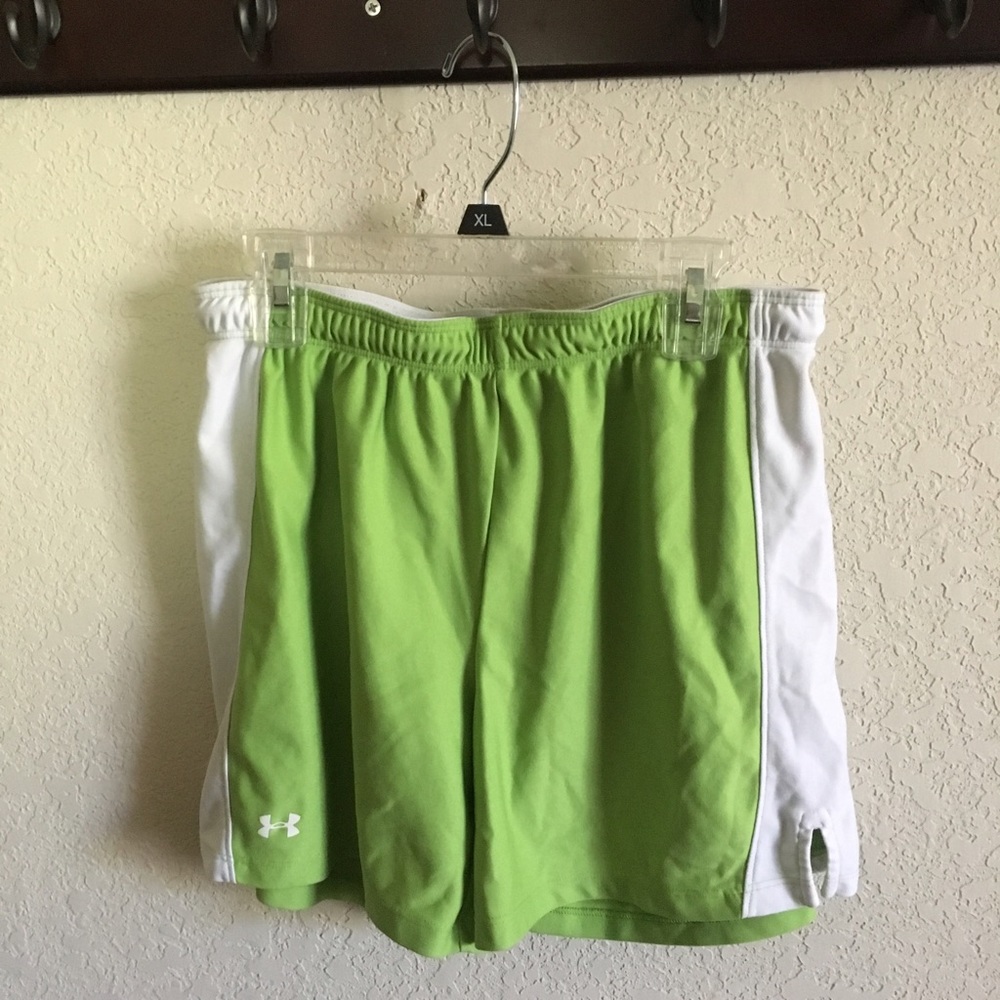 Under Armour green shorts