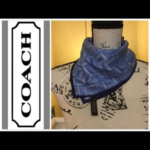 Authentic Coach 100% Silk Scarf
