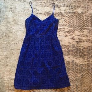 Blue sun dress