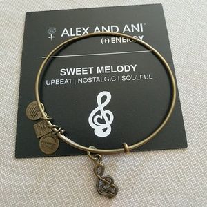 **ON HOLD!!Alex and Ani Sweet Melody Treble Clef
