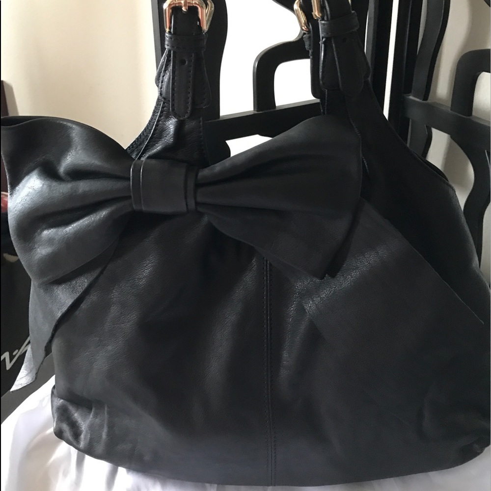 Authentic red Valentino bow bag
