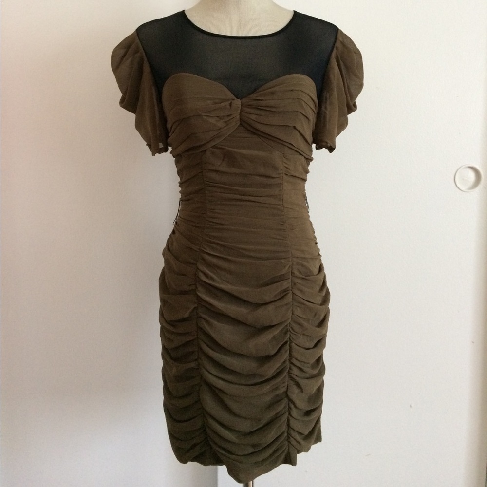 Vintage dress with chunky zipper S