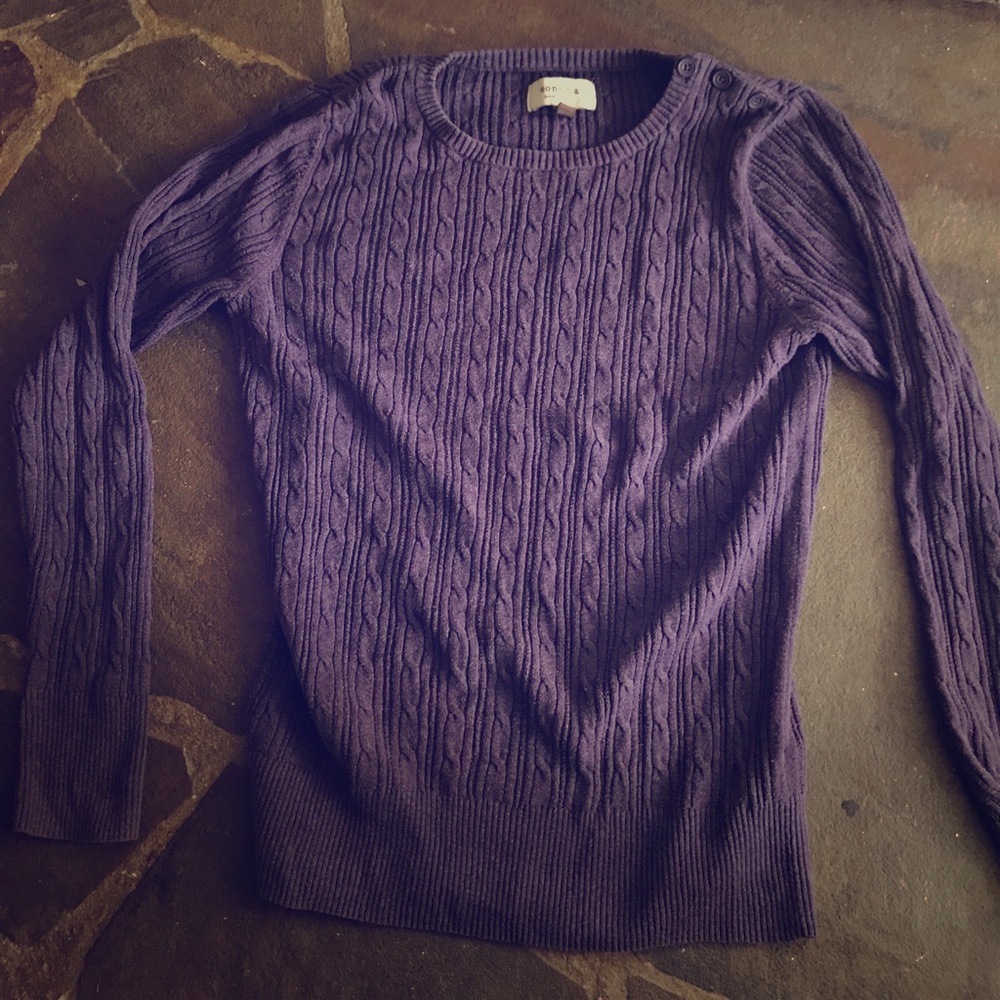 Purple Sonoma sweater - women's Medium