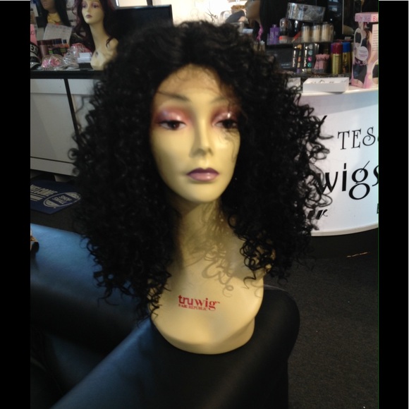 Wig curly New Swiss Lacefront New Messy Wild Wig main image 5