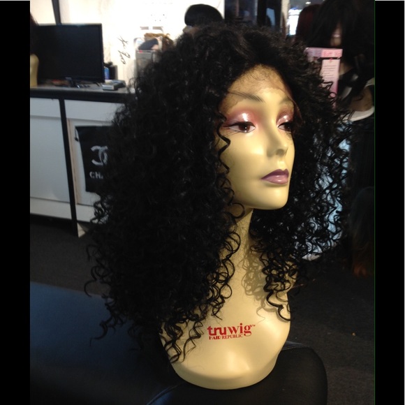 Wig curly New Swiss Lacefront New Messy Wild Wig main image 4