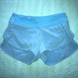 Electric Blue Running Shorts Size 4