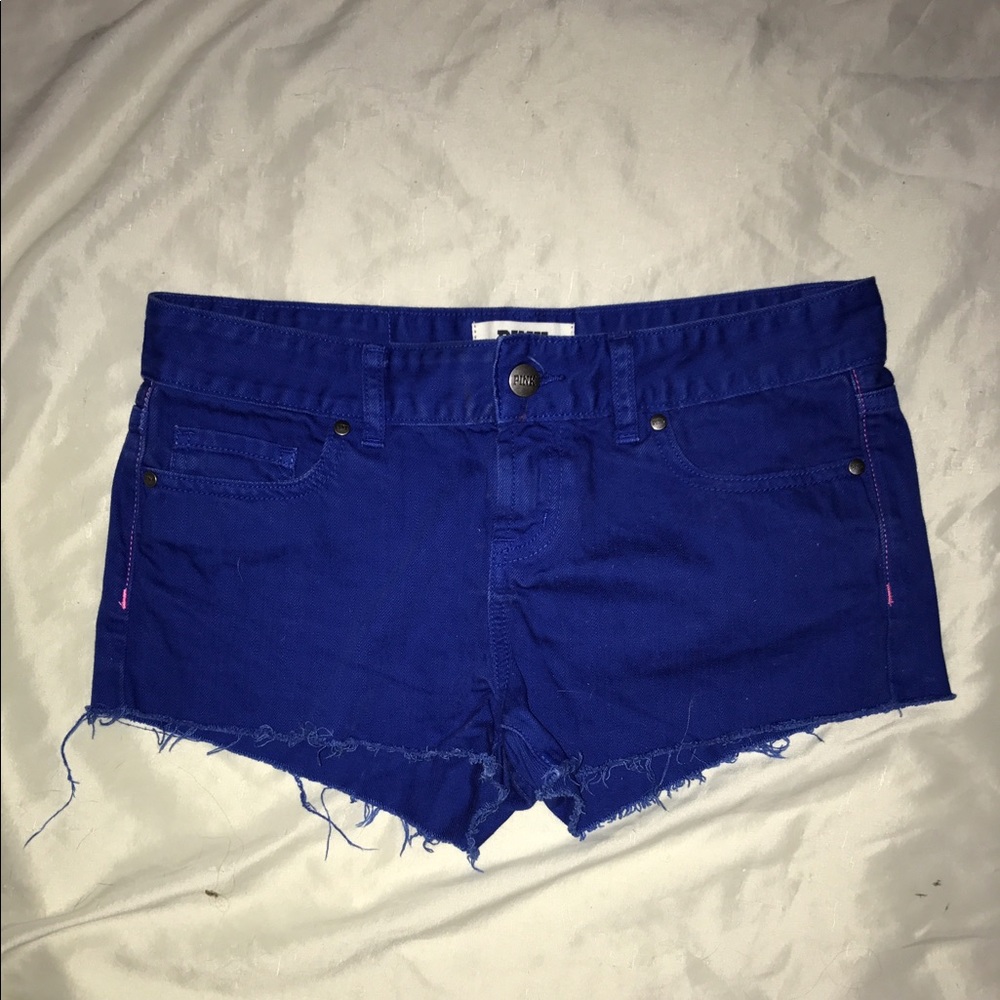 Royal Blue Victoria Secret Low Rise Shorts