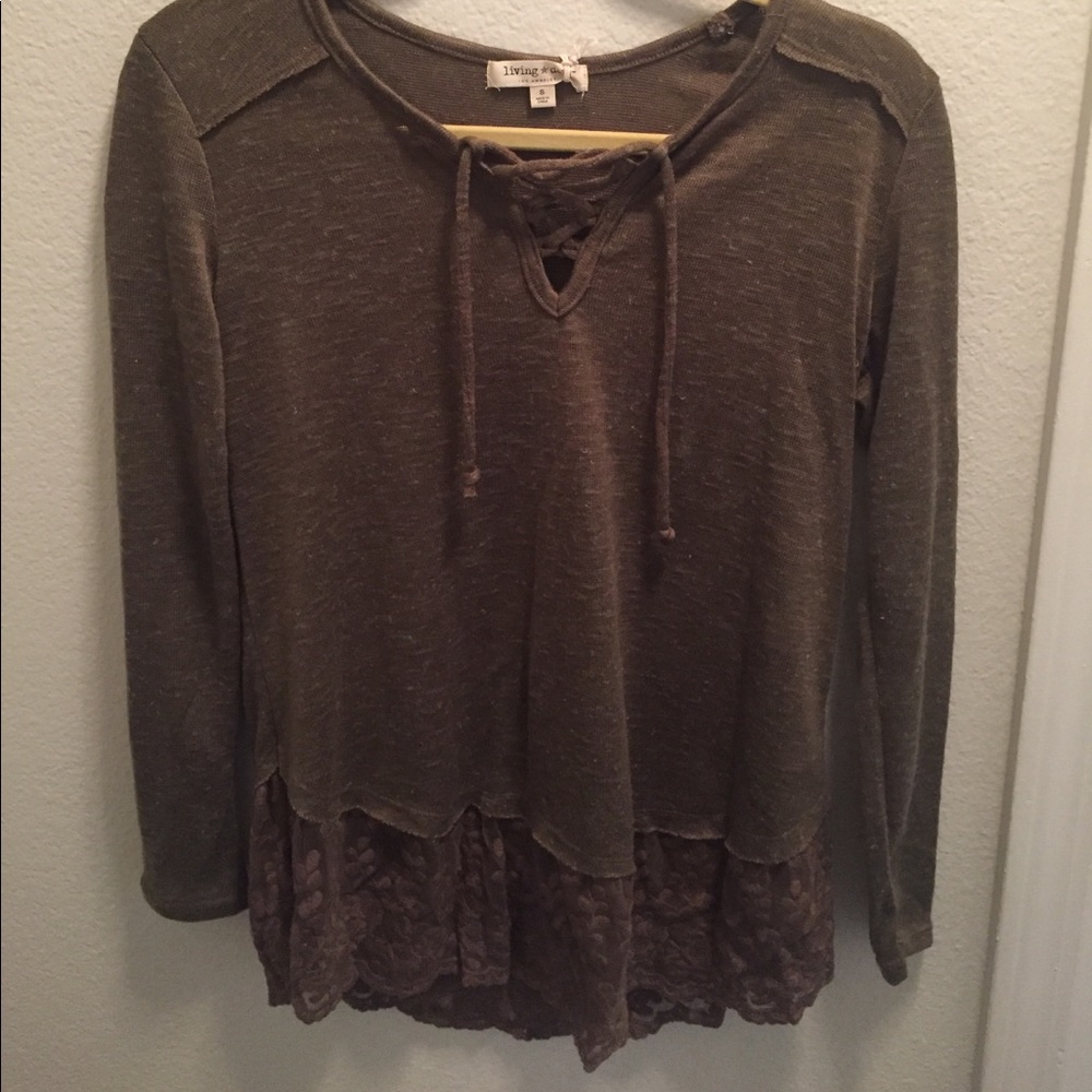 Hunter green light sweater never worn!