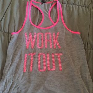Aeropostale "work it out" racerback