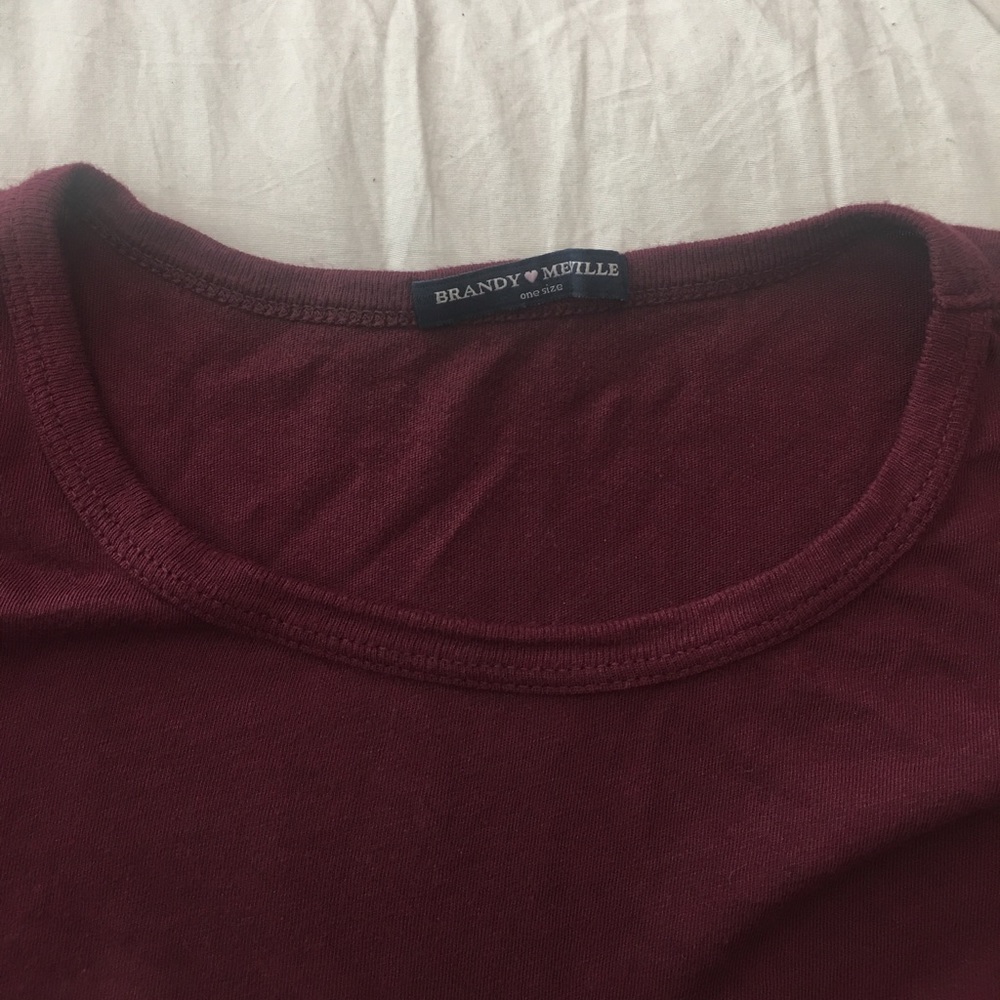 Brandy Melville Burgundy Top