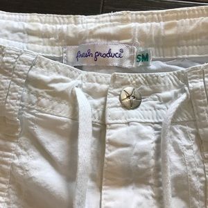 White Fresh Produce summer pants