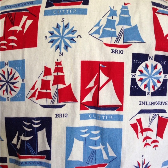 Vintage ship shirt dress - Picture 3 of 6